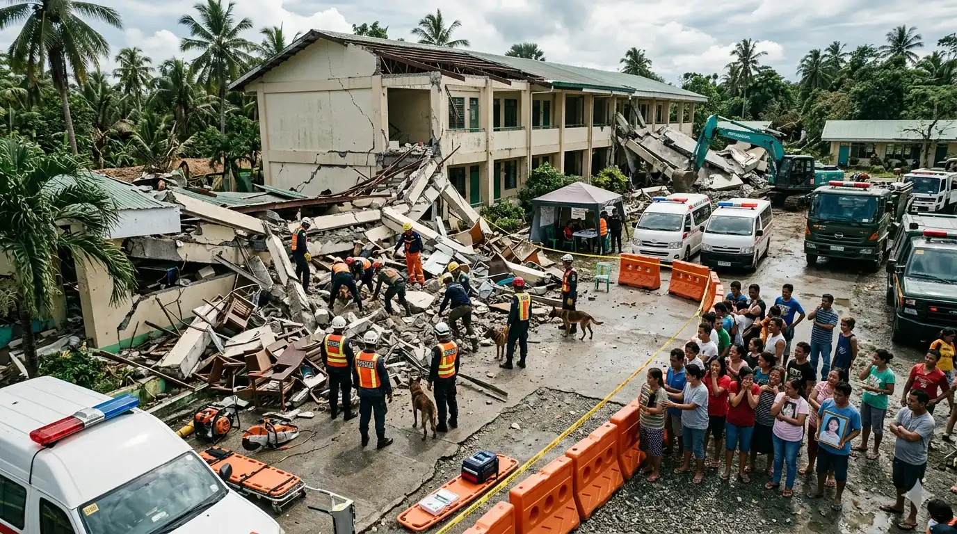 Philippines Earthquake Leaves School Community Reeling After Tragedy