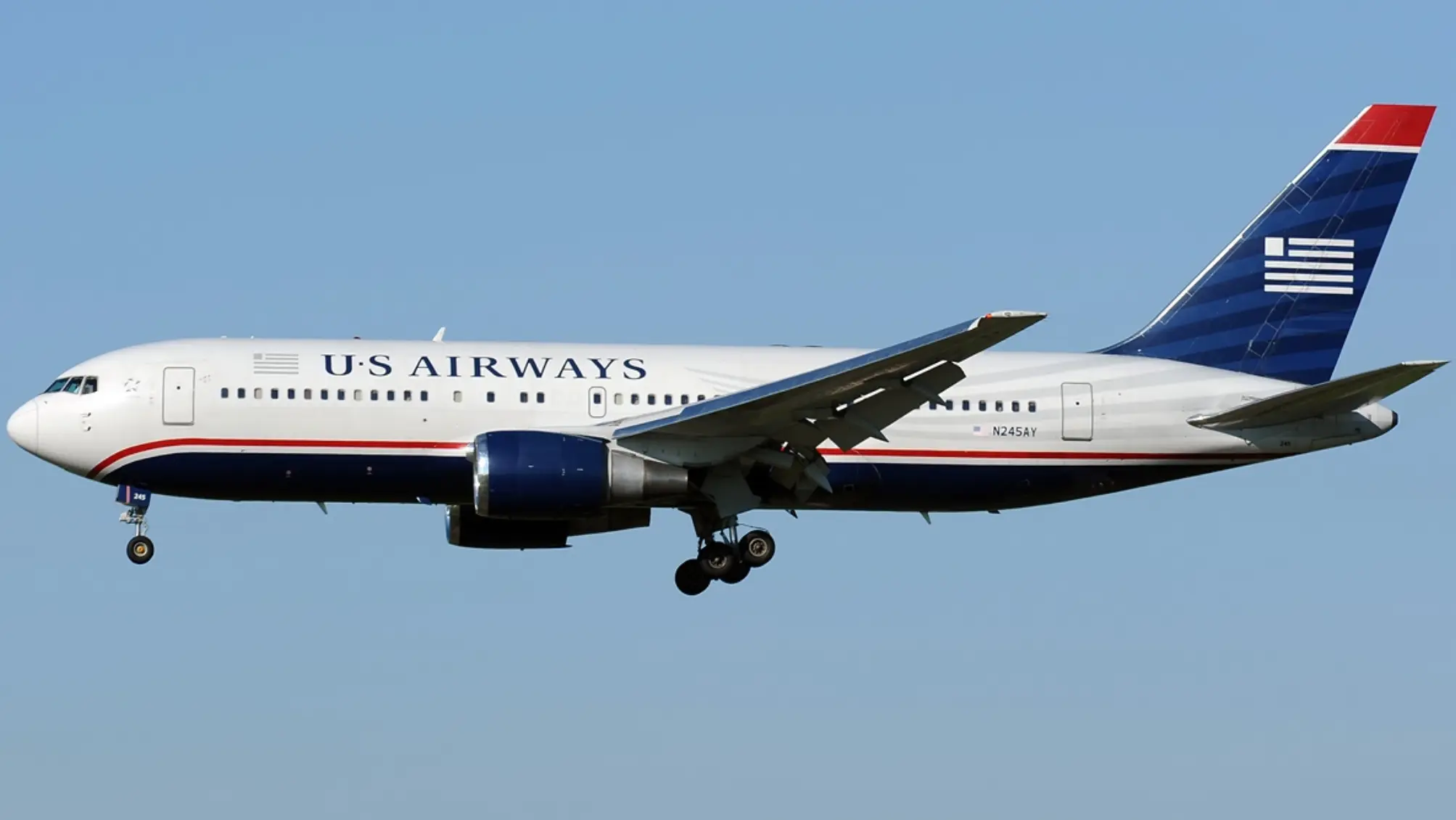 A commercial aircraft prepares for takeoff as the FAA announces mandatory altimeter upgrades to address potential 5G interference.