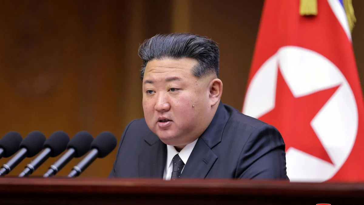 Government officials in Pyongyang amid heightened diplomatic tensions following the NATO summit.