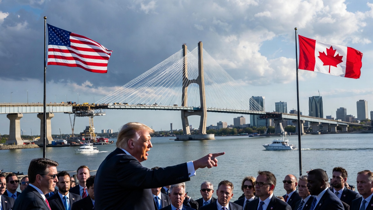 President Donald Trump has threatened to halt the opening of the new Gordie Howe International Bridge linking Detroit and Windsor, demanding "fairness and respect" from Canada amid escalating trade tensions. Here's what we know about the dramatic statement.