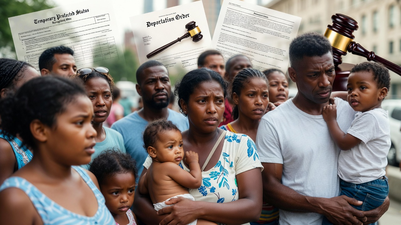 The Trump administration wants to end Temporary Protected Status for hundreds of thousands of people, mostly Haitians. One day they’re working, raising kids, paying rent — the next they could face deportation. A judge paused it, but the fear is real. Here’s what’s happening.
