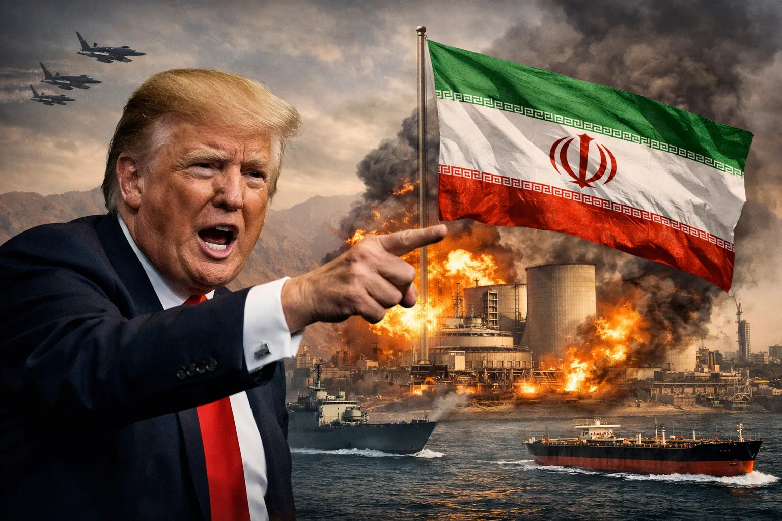 Trump Iran Strait of Hormuz ultimatum amid rising tensions over Gulf oil shipping route