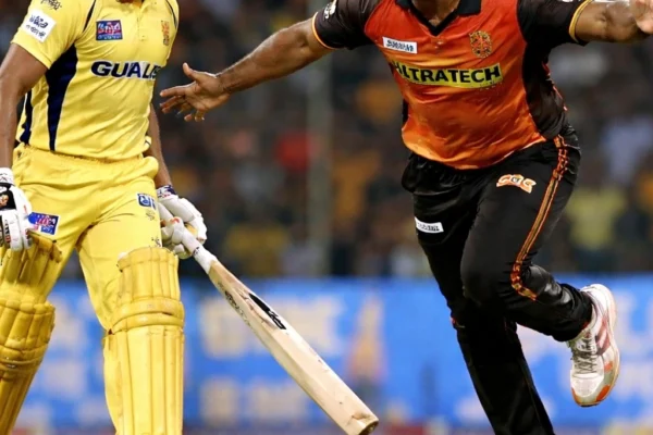 SRH players celebrating after defeating CSK in IPL 2026 thriller