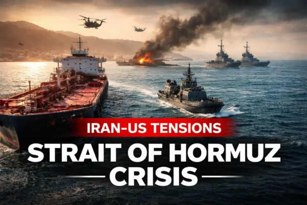 Oil tankers halted near Strait of Hormuz amid Iran US tensions