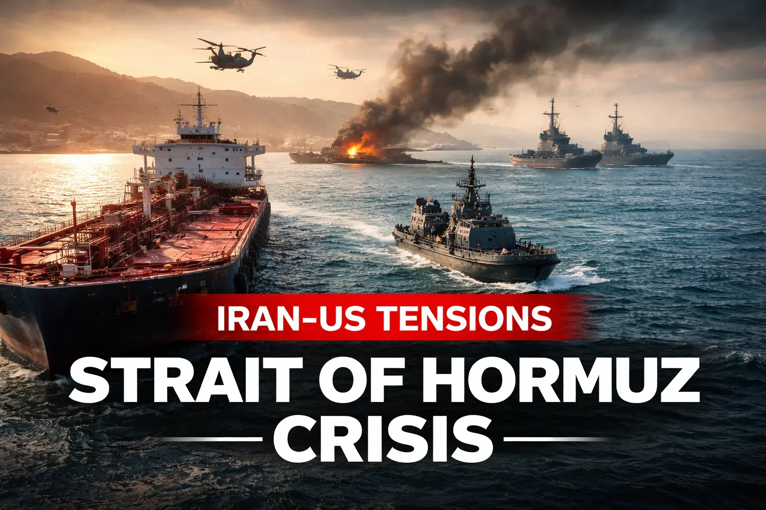 Oil tankers halted near Strait of Hormuz amid Iran US tensions