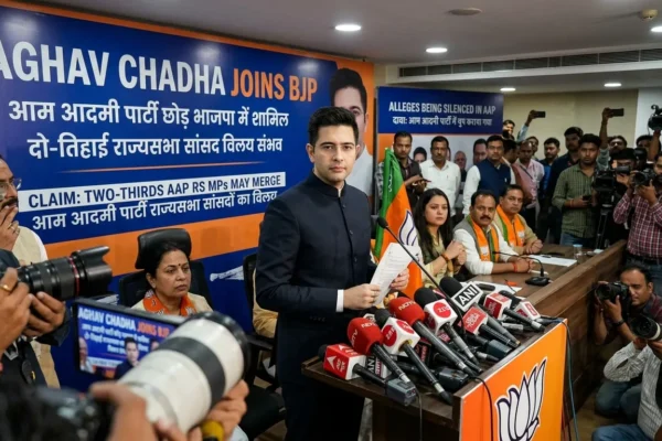 Raghav Chadha joins BJP signaling AAP MP merger