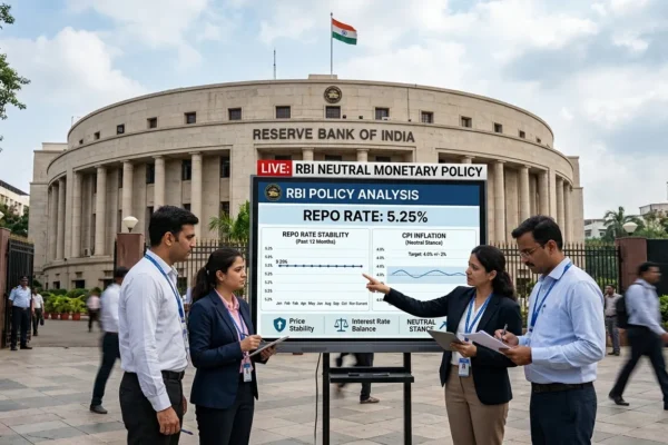 RBI repo rate unchanged at 5.25 percent with neutral policy outlook