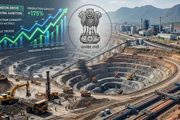 Copper mining operations representing Hindustan Copper expansion for Navratna status