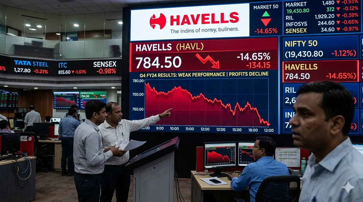 Havells India shares fall after weak Q4 earnings