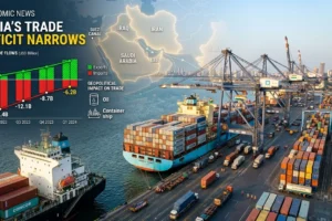 India trade deficit narrows in March despite global geopolitical risks