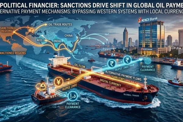 Indian refiners using yuan for Iranian oil payments via ICICI Bank.