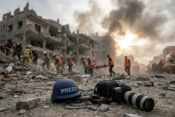 Journalist killed in Lebanon airstrike amid Israel conflict.