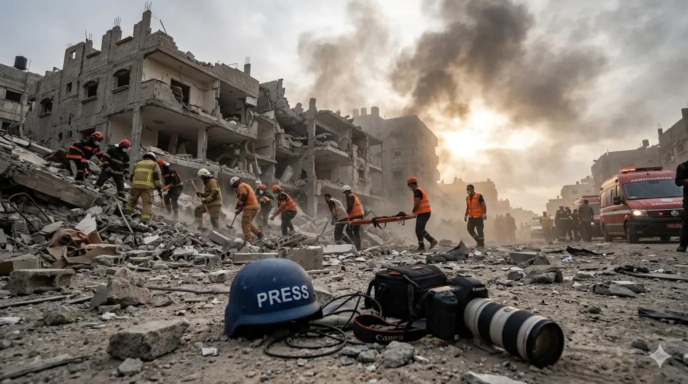 Journalist killed in Lebanon airstrike amid Israel conflict.