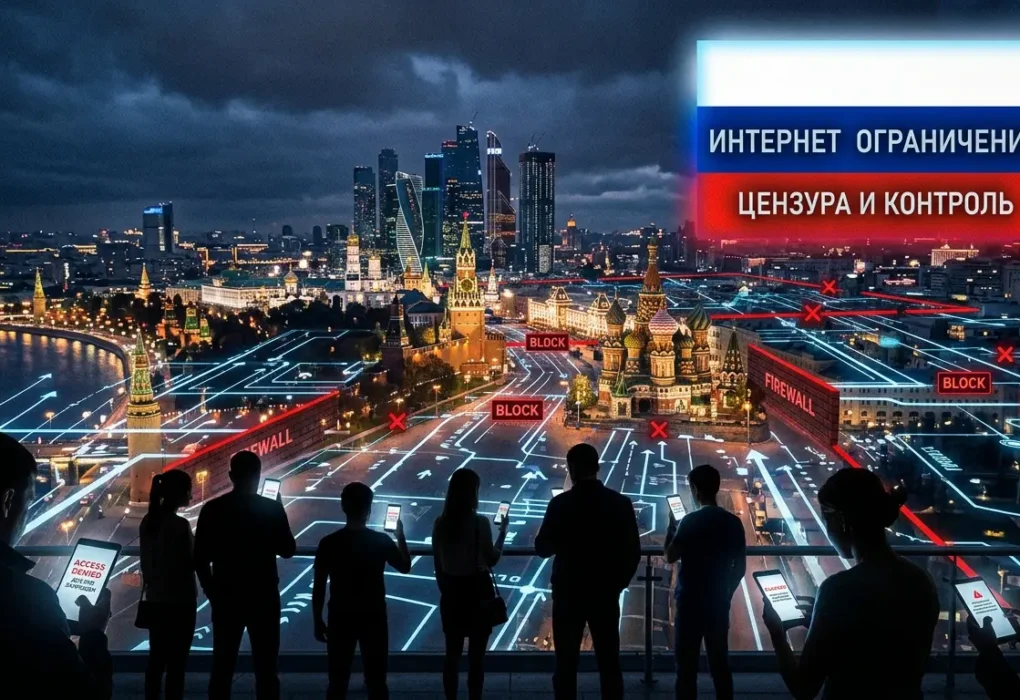 Russia tightens internet control causing public discontent.