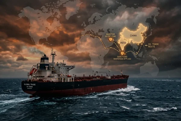 Oil tanker changing route from India to China amid US sanctions on Iranian crude