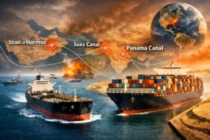 global choke points geopolitical strategy maritime routes oil trade ships