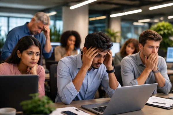 Oracle layoffs 2026 India employees receive termination email