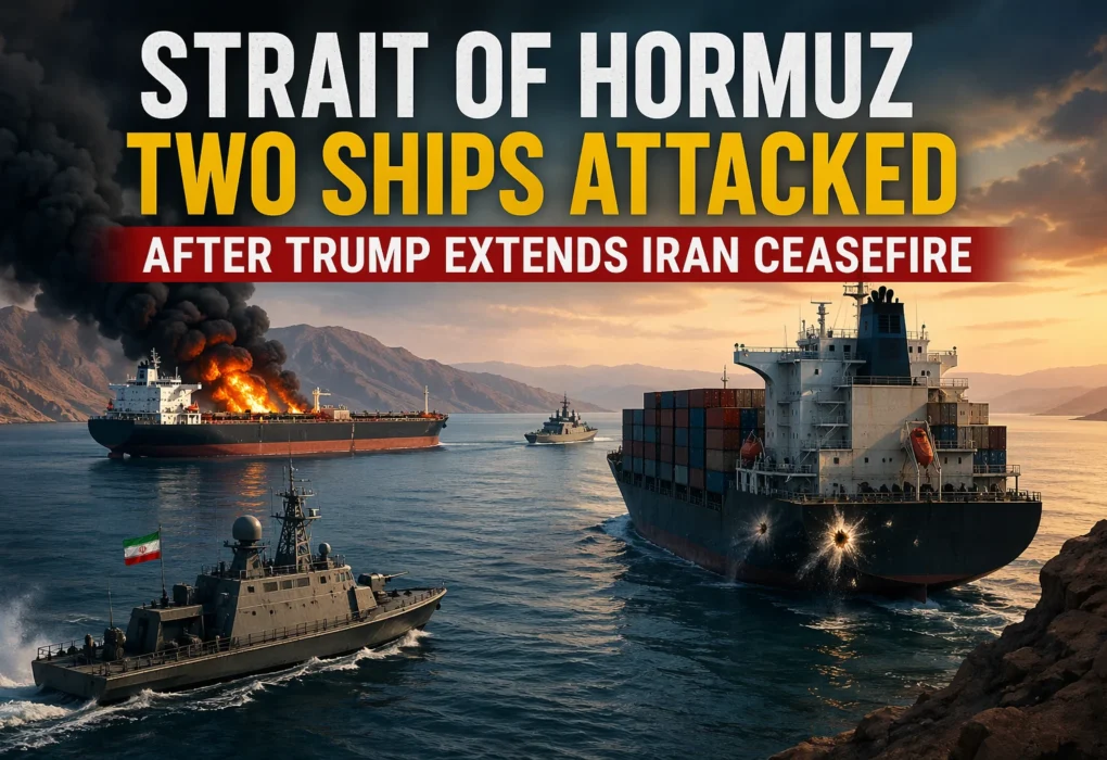 Oil tankers under attack in the Strait of Hormuz amid rising US-Iran tensions