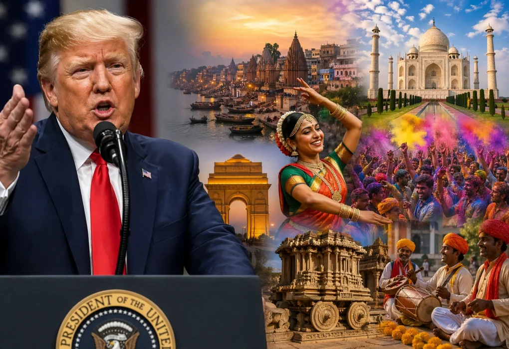 Iran cultural response to Trump hellhole remark showcasing India’s heritage