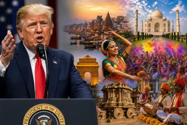 Iran cultural response to Trump hellhole remark showcasing India’s heritage