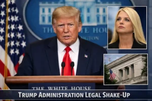 Trump removes Pam Bondi as US Attorney General during press conference