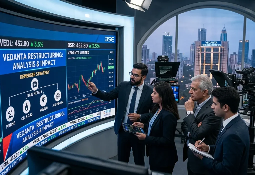 Investors analyze Vedanta’s demerger and four newly created listed companies.
